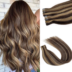 Extension per capelli umani con nastro adesivo ombre di alta qualità, invisibili, morbide e naturali, per lo styling dei capelli delle donne - Product Image 5