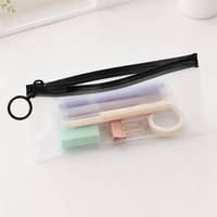 Pochette à fermeture éclair en EVA personnalisée pour fournitures scolaires, organiseur de stylos réutilisable, pochette à fermeture éclair en EVA avec service de logo OEM