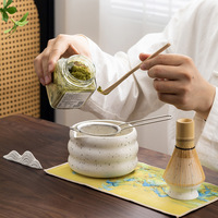 Fouet traditionnel fait à la main en bambou Chasen Matcha grand bec Chawan bol Matcha ensemble
