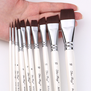 Ensemble professionnel de 17 pinceaux de <span class=keywords><strong>peinture</strong></span>, ensemble de pinceaux pour <span class=keywords><strong>peinture</strong></span> corporelle et visage pour artistes - Product Image 6
