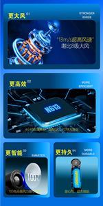 Resta fresco mentre sei in movimento con un mini ventilatore compatto e ricaricabile con schermo digitale e moschettone. - Product Image 6