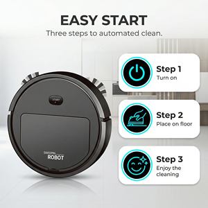 Aspirateur sans fil rechargeable 3-en-1 avec fonction serpillière 1500 Pa pour la maison - Product Image 3