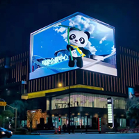 Écran LED extérieur fixe pour publicité, panneau publicitaire couleur RVB haute luminosité résistant aux intempéries pour annonces publiques