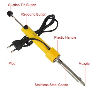 <span class=keywords><strong>Soldador</strong></span> eléctrico 2 en 1, herramienta de mano para equipo de soldadura de 220V <span class=keywords><strong>30W</strong></span>, pistola de succión de <span class=keywords><strong>estaño</strong></span>, herramienta de soldadura de precisión con enchufe europeo - Product Image 2