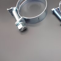 Collier de serrage robuste en fer galvanisé pour tuyaux, fixation haute résistance