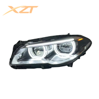 Accessoires de voiture pour BMW Série 5 F10 F18, phares LED améliorés, double couleur jaune et blanc, ensemble de feux de jour DRL, lampes avant