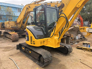 Mini pelle utilisée Komatsu PC55Mr à vendre avec pouce hydraulique de voie en caoutchouc d'attelage rapide Komatsu pc35 pc50 pc55 petite pelle - Product Image 2