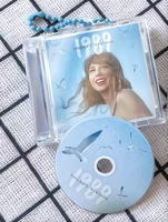 Étui transparent pour mini CD avec puce NFC + 2 feuilles de papier coloré + porte-clés + CD – Cadeau d'affaires