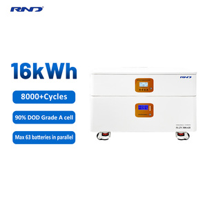 Système <span class=keywords><strong>de</strong></span> stockage solaire tout-en-un 16 kWh, onduleur hybride haute <span class=keywords><strong>puissance</strong></span> 12 kW, batterie LiFePO4 314 Ah pour l'alimentation résidentielle <span class=keywords><strong>de</strong></span> toute la maison - Product Image 1