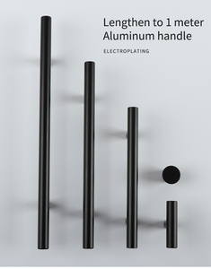 Jinnate American Simple Gold T-Bar Furniture Pull Handles New Aluminum Knurled Design Kitchen Cupboard Wardrobe Dresser Drawer - Product Image 2