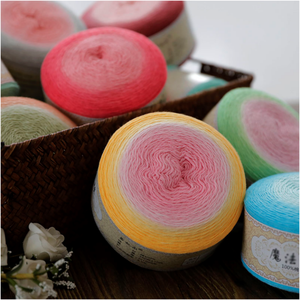 Directo de fábrica 100% algodón Magic Ball Jumper bufanda sombrero tejido a mano con patrón de lujo característica reciclada para tejer bebé - Product Image 3