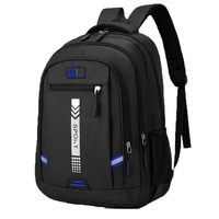Sac à dos pour ordinateur portable personnalisé avec logo, pour l'école, le sport, en tissu Oxford imperméable avec fermeture éclair, pour usage décontracté, professionnel et de loisirs