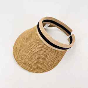<b>Women</b> Summer Sun Lady's Portable Beach Visor Bowknot Straw Baseball <b>Cap</b> Hat Promotion Gifts - Product Image 3