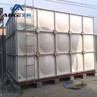 Réservoir d'eau carré Aike 50 100 gallons en GRP/FRP pour le stockage d'eau en Chine