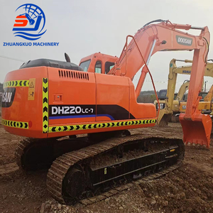 Excavadoras Usadas Doosan DH220LC-7 en Oferta, Excavadora Mediana de 22 Toneladas, Bajo Consumo de Combustible, Excavadora de Segunda Mano Doosan DH220 - Product Image 3