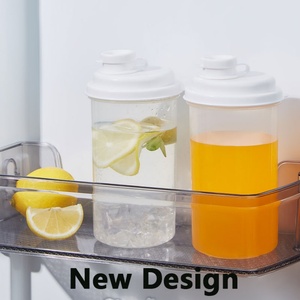 เหยือกพลาสติกใสเกรดอาหาร ทนความร้อน ใช้สำหรับใส่กาแฟ ชา น้ำเย็น - Product Image 2