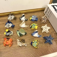 Nouvelle série Océan : Pinces à cheveux en acétate motif petits poissons, étoiles de mer, tortues et requins mignons, accessoires capillaires faits main pour femmes