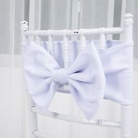 Ceintures prêtes à l'emploi de chaise de décoration de noeud papillon pour la partie de banquets de mariage