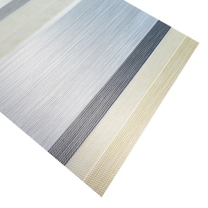 Hiện Đại Hàn Quốc Dệt Kép Ngày Và Đêm Đồng Bằng Cầu Vồng <span class=keywords><strong>Zebra</strong></span> Lăn Mù Đen Ra <span class=keywords><strong>Zebra</strong></span> Vải Bán Blackout Dệt May Supleirs - Product Image 1