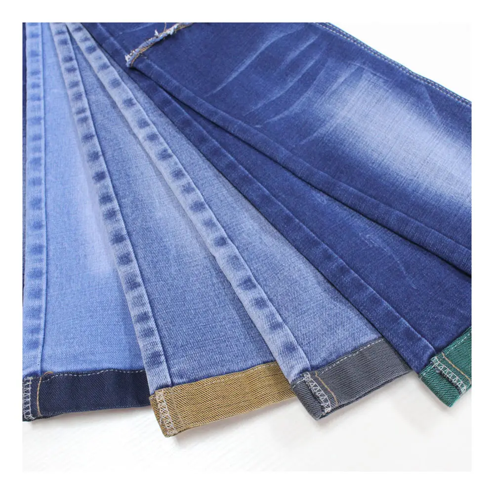 1/6 Cheap wholesale stretch twill jean color denim fabric