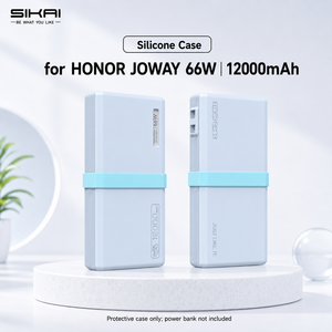 SIKAI Silikonhülle für HONOR Select <span class=keywords><strong>JOWAY</strong></span> 66W 12000mAh Power Bank, stoßfeste, kratzfeste, rutschfeste Abdeckung - Product Image 1