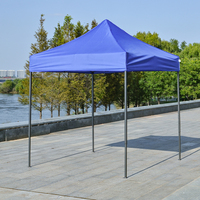 Tente pliante d'extérieur avec logo personnalisé, gazebo publicitaire pour salon professionnel et promotion