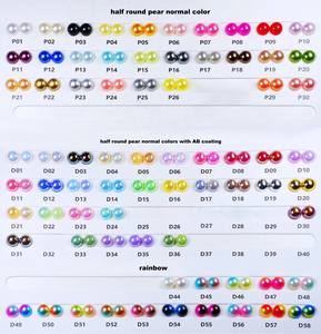 Perlas <span class=keywords><strong>de</strong></span> Plástico ABS <span class=keywords><strong>de</strong></span> 500g, Forma Semicircular, Alto Brillo, Color Beige Plano, para Joyería y Decoración <span class=keywords><strong>de</strong></span> Teléfonos al por Mayor - Product Image 4