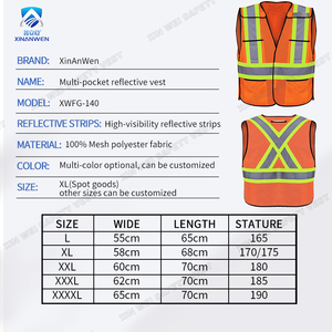 Article de <span class=keywords><strong>sécurité</strong></span>, veste de <span class=keywords><strong>sécurité</strong></span> à haute visibilité en maille personnalisée, gilet réfléchissant avec poches, veste réfléchissante, équipement de <span class=keywords><strong>sécurité</strong></span> - Product Image 2