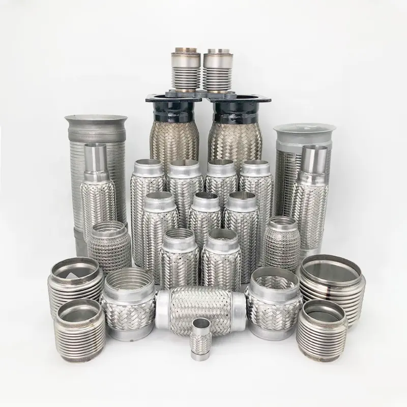 自動車部品ステンレス鋼コイルブレード金属管マフラー排気フレックスパイプ工場供給