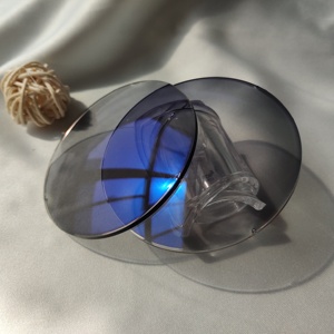 Hot bán <span class=keywords><strong>1.56</strong></span> cứng đa tráng HMC photochromic màu xanh cắt ống kính kính - Product Image 3