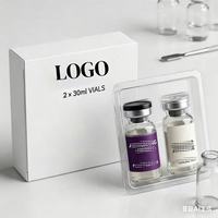Boîte à flacons personnalisée de 3 ml, 5 ml, 10 ml avec plateau en plastique pour l'emballage cosmétique