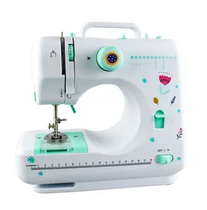 Bướm overlock Máy may hộ gia đình hai chủ đề Bán hàng nóng programdded mô hình zigzag