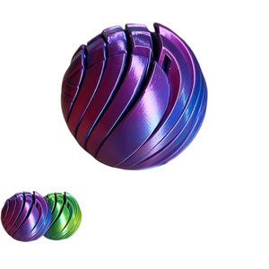 <b>Slime</b> Ball Fidget Toy 3D Printed Stress Relief Deformation Ball For Kids Ages 8 13 Unisex Plastic Material - Product Image 3