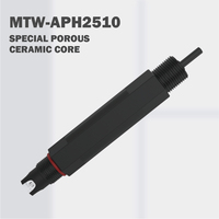 Electrodo de pH Industrial MTW-APH2510 Serie OEM, Rango de pH 0-14, Rango de Temperatura 0-80°C, Tiempo de Respuesta de 30 Segundos para Aguas Residuales