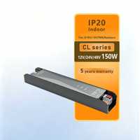 Driver LED Dimmable IP20 Triac 0-10V PWM 30W 60W 100W 150W 200W 250W 300W DC12V 24V 48V Alimentation LED IP20