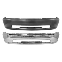 Pare-chocs avant chromé/noir OEM CH1002387 CH1002385 sans trous pour radar et feux antibrouillard pour Dodge Ram 1500 2009-2012, remplacement d'origine