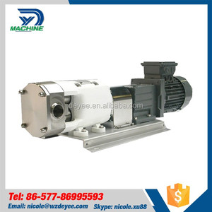 Bombas de Lóbulo Sanitárias de Aço Inoxidável Grau Alimentício Zb3a-6 0.75kw SS316 - Product Image 6