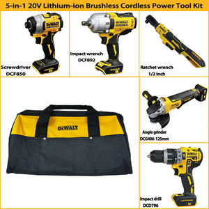 Juego de Herramientas Eléctricas Cinco en Uno <span class=keywords><strong>DEWALT</strong></span> Personalizado, Sin Escobillas, OEM, Inalámbrico, Portátil, Multifuncional - Product Image 1