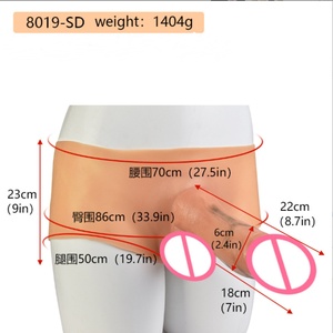 Vente en gros de pantalon en cuir avec dildo en silicone de 6 cm d'épaisseur, dispositif de masturbation portable pour femmes, jouet sexuel pour adultes, jouets sexuels lesbiens - Product Image 4