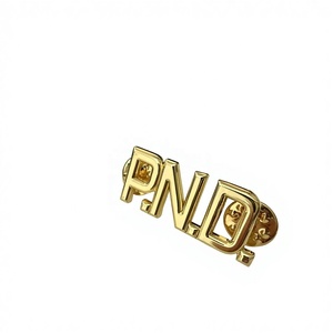P.N.D. Spilla da Bavero Personalizzata di Alta Qualità del Produttore, Distintivo/Emblema 3D con Lettere - Product Image 1