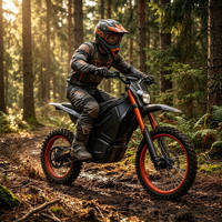 Moto électrique tout-terrain à moteur central, robuste, pour les aventures en plein air