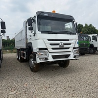 Camion benne lourd Howo 6x4, 10 roues, Sinotruck HOWO 6X4, camion benne diesel d'occasion avec moteur à basculement manuel, conduite à droite