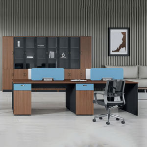 Hochwertige Hot Sale Executive Office Mitarbeiter Büromöbel, Großhandel Walnuss Design Manager Chef <span class=keywords><strong>Commercial</strong></span> Office Desk - Product Image 1