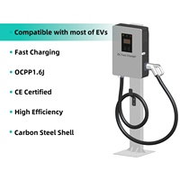 OCPP Nouveaux chargeurs de voiture électrique OEM 20kw 60kw Type 2 Wallbox 3 phases DC Niveau 2 Station de charge Stations de charge montées au sol