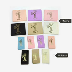 Herbst & Winter Neue Hochwertige Metall-Hautfarben-Lackierung Zubehör 2 Spezifikationen für Taschen, Schuhe, Kleidung & Haarspangen - Product Image 1