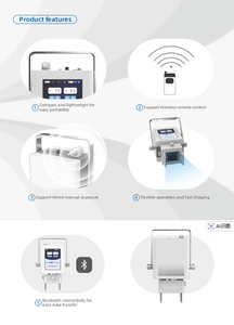 Apparecchiature e Accessori per Radiografia Medica, Macchina Portatile per Radiografia Digitale 5kW 100mA - Product Image 6