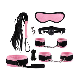 Jouets Alternatifs pour Adultes, Ensemble de Contrainte SM, Sangles Réglables, Bandeau pour les Yeux, Bâillon à Boule, Corde, <span class=keywords><strong>Fouet</strong></span>, Jouet Sexuel, Préféré par <span class=keywords><strong>Amazon</strong></span> FBA - Product Image 2