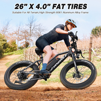 USA Stock 48V 13AH 500W gros pneu montagne neige suspension complète Ebike multi-mode écran LCD Sport pour adultes