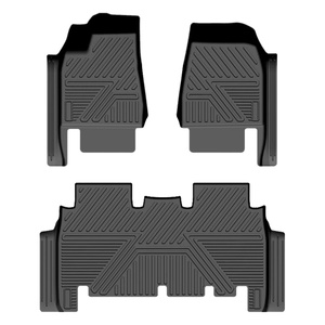 Tapis de sol de voiture en plastique TPE 5D sur mesure, ensemble complet, accessoires de voiture en plastique TPE 5D d'usine pour Tesla Model X - Product Image 2