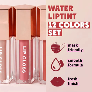 Vegan Mineral <b>Sunscreen</b> Lip Gloss Cruelty-Free Waterproof Shiny Transparent High Pigment Glossy Long Lasting Liquid Lip Makeup - Product Image 2